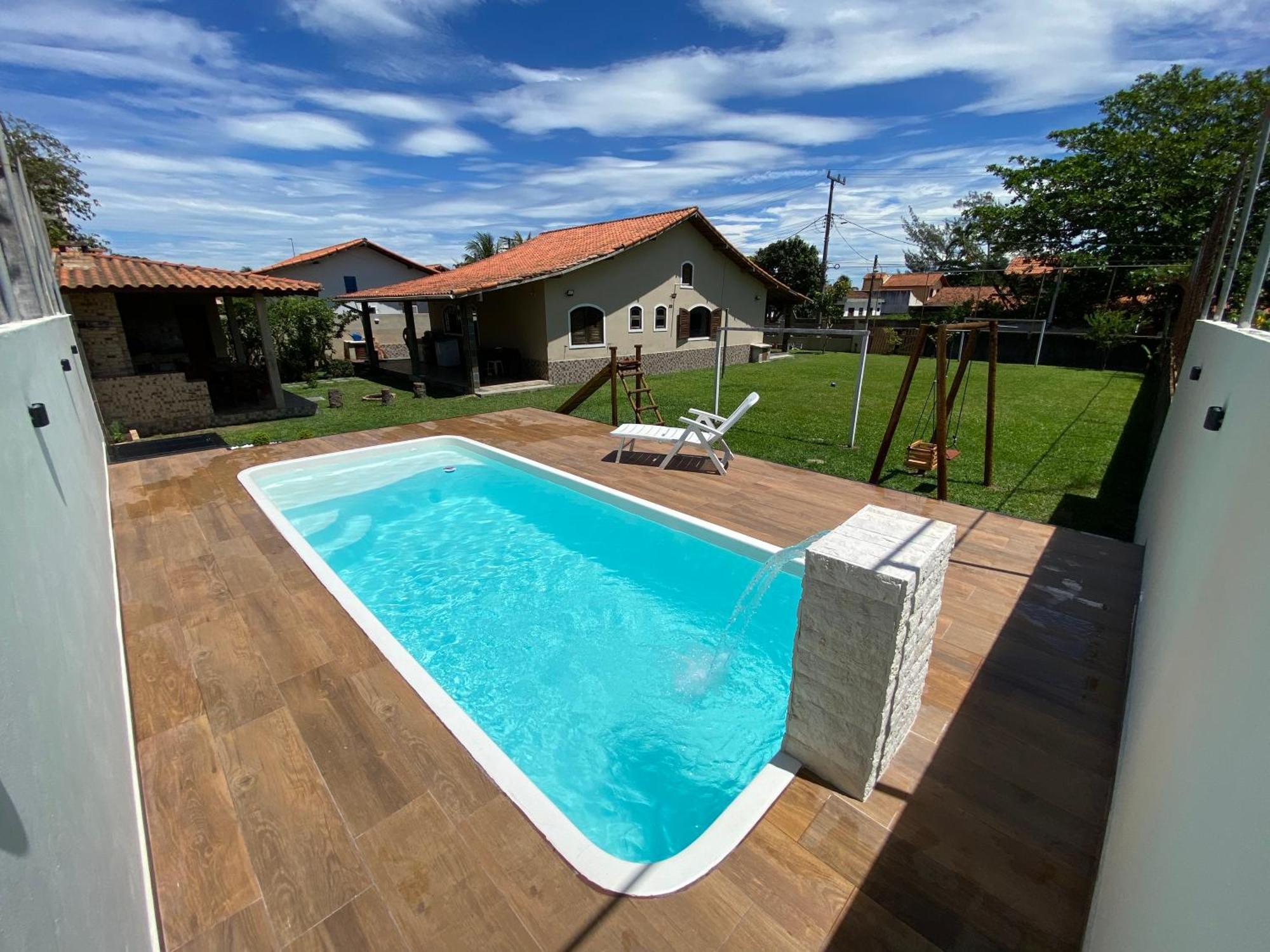 Casa Bem Espacosa Com Piscina, Campo De Futebol E Area Gourmet A Um Quarteirao Da Lagoa De Praia Seca Araruama Exterior foto